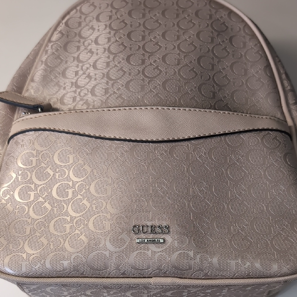 GUESS Pink-Cream Backpack - Picture 4 of 4